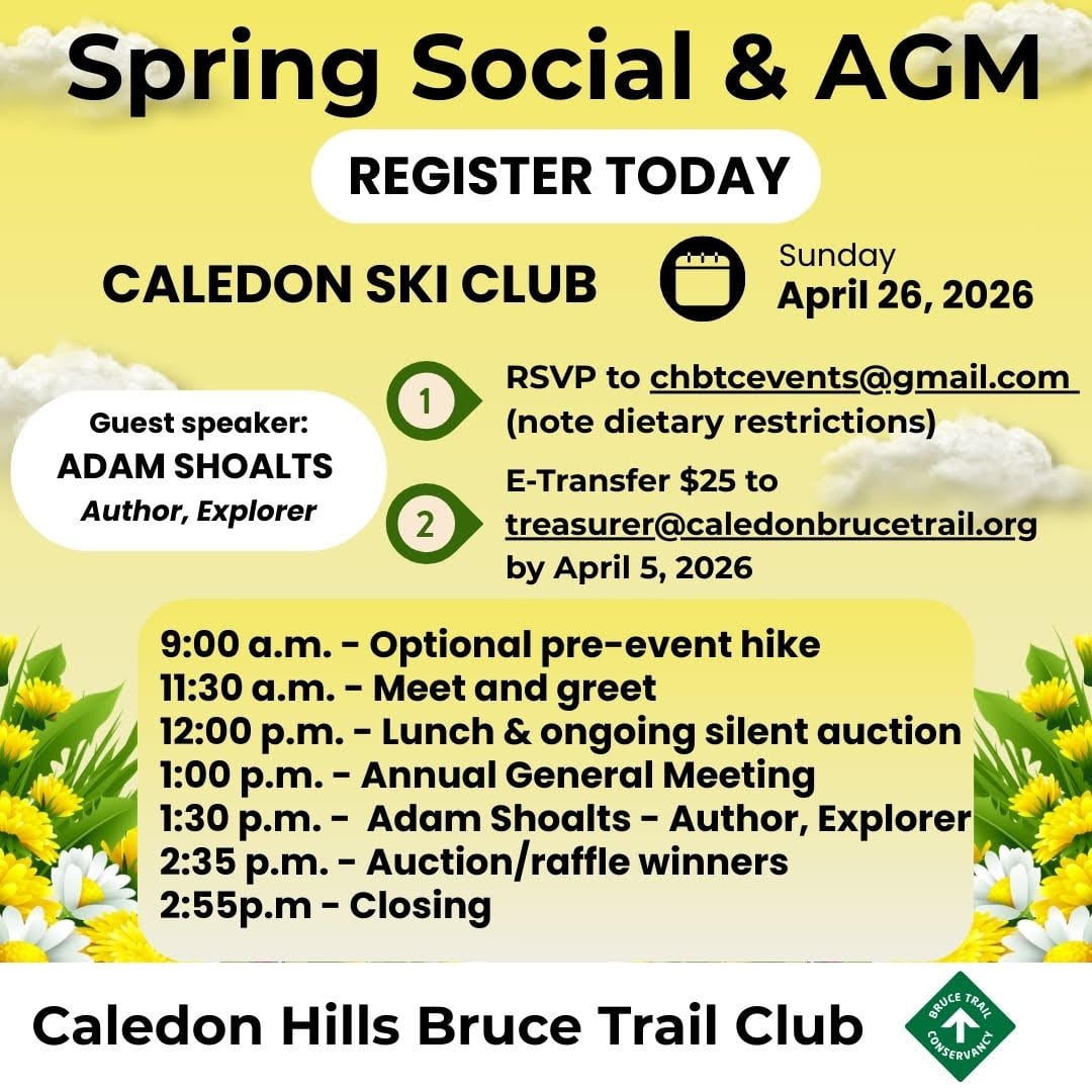 Join us for our Spring Social & AGM - April 26, 2026