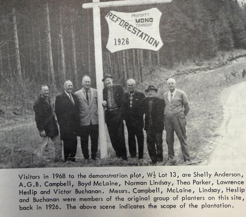 Visitors to the demonstration plot in 1968.